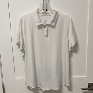 tek gear White Women’s Performance Polo